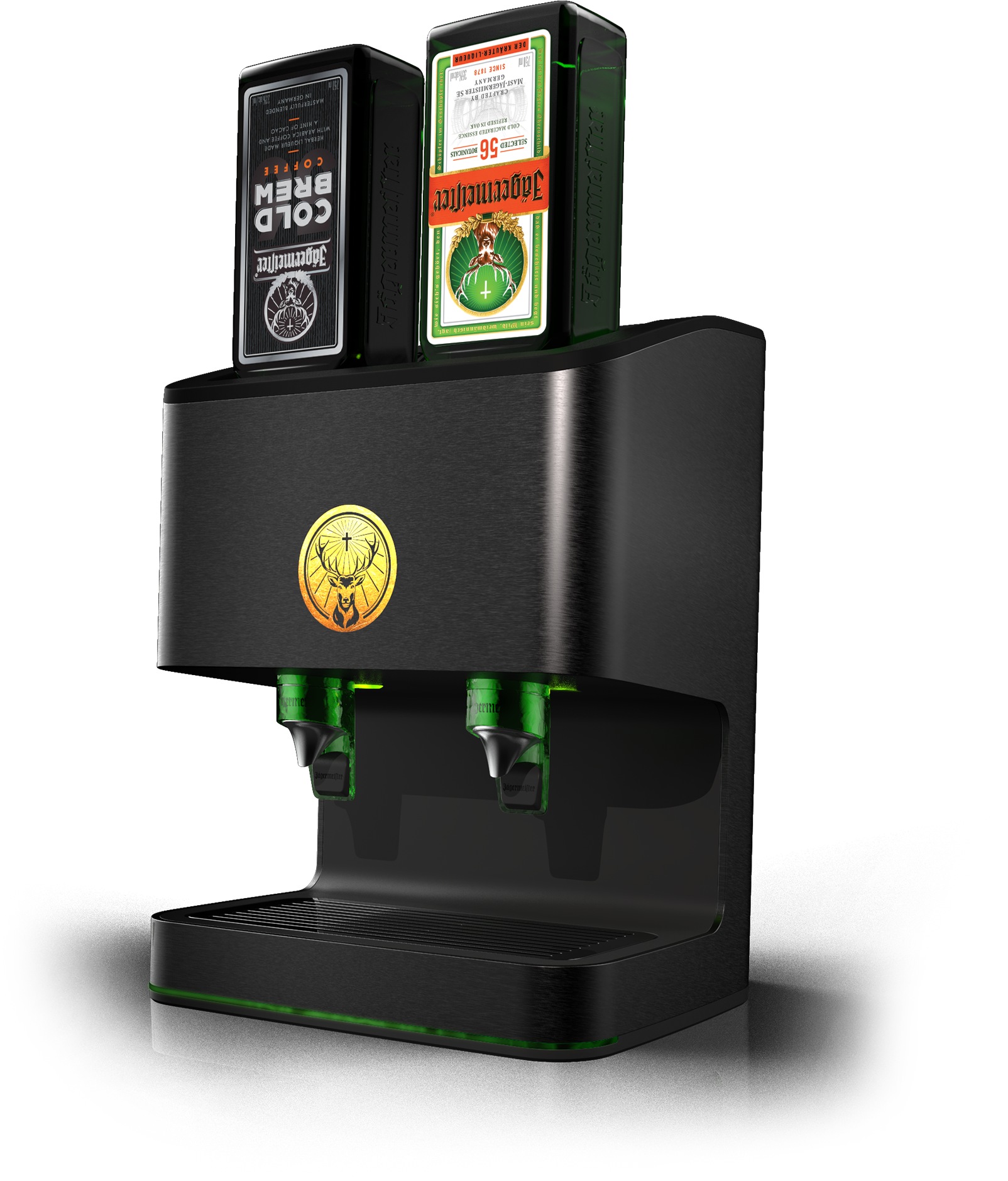Jagermeister Tap Machine Inc. Single Bottle Shot Dispenser Chiller Lighted  NEW